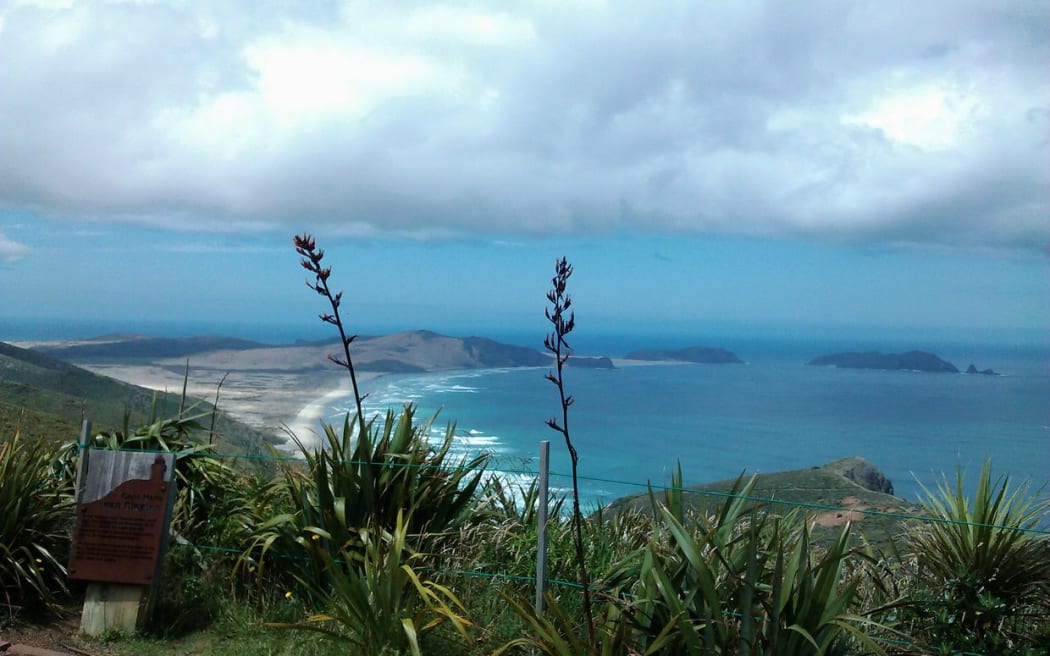 Cape Reinga and Kerikeri received the first of the rain and wind.