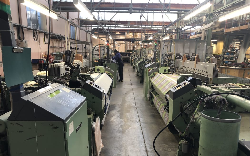 Part of the factory floor at Inter-Weave