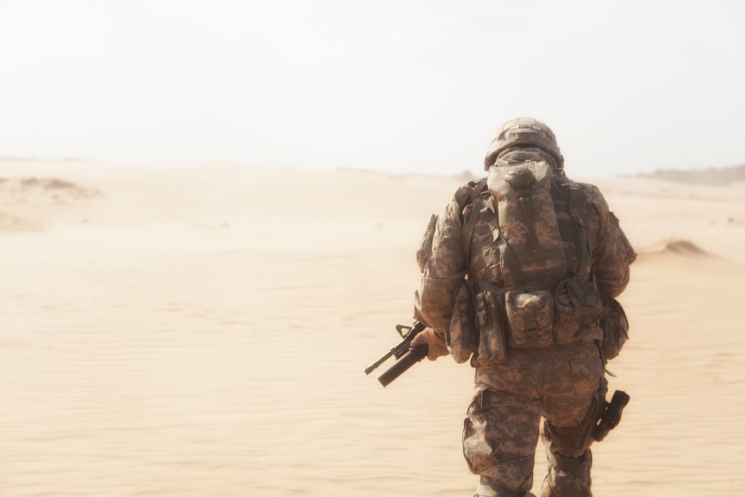 US soldier.