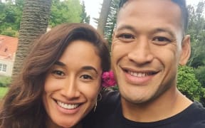 Maria Tutaia and Israel Folau.