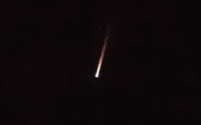 Ralph Pfister captured the meteor on video.