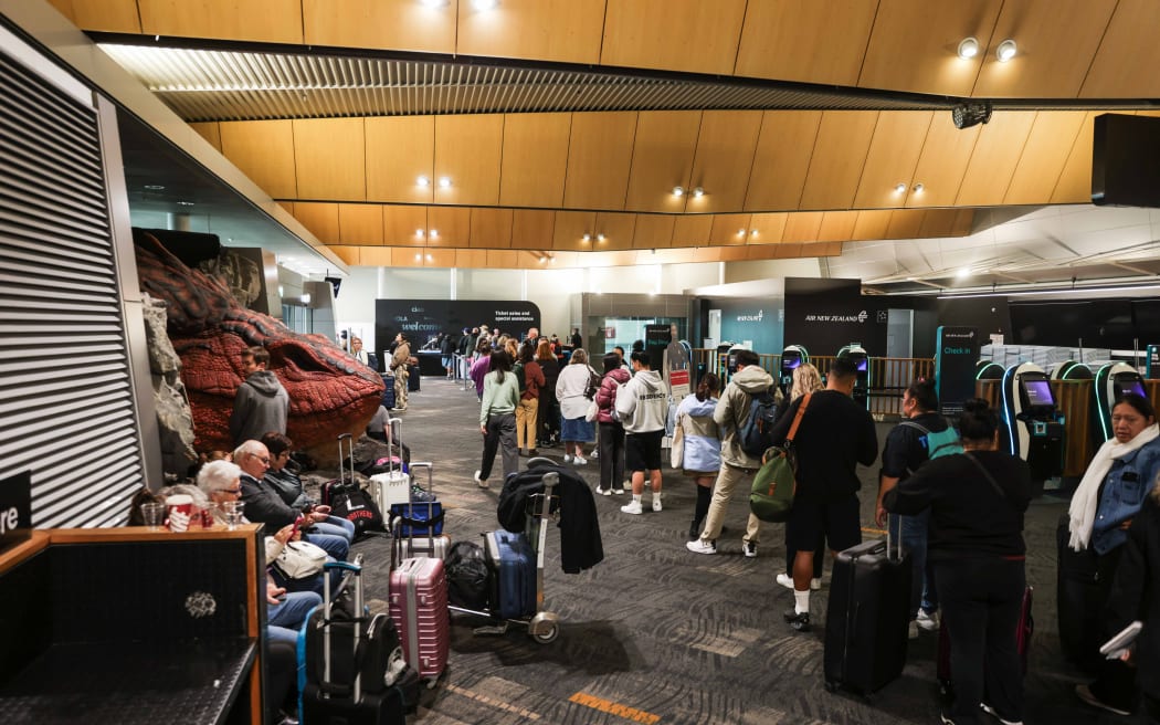 Delays at Wellington airport due to high winds on 21 October.