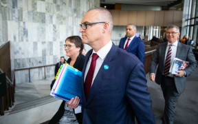Health Minister David Clark before the Budget lock-up.