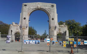 Christchurch's Triumphal Arch was built in 1924 and damaged in the 2010 and 2011 Canterbury earthquakes.