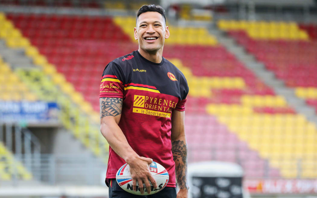 Israel Folau of Catalans Dragons.