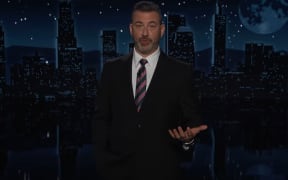 American late-night host Jimmy Kimmel returned to his show today after being suspended last week.