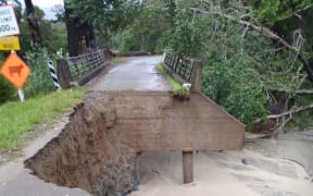 Cyclone Hale has caused severe damage to Whareponga Bridge near Ruatoria.