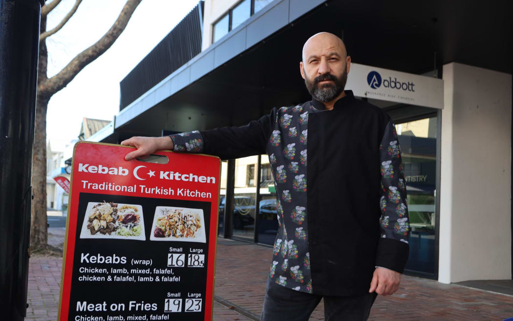 Yusuf Corten from Kebab Kitchen in Nelson.