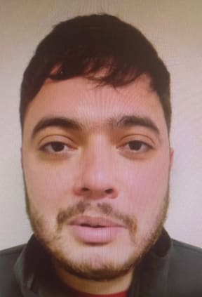 This undated photo obtained by AFP on May 14, 2024 shows 30-years-old inmate Mohamed Amra, who escaped from a prison van after a ramming attack at a motorway toll in Incarville, northern France on May 14, 2024. Two French prison officers were killed and two others wounded on May 14 in an attack on a prison van transporting an inmate who escaped, a police source told AFP. (Photo by AFP) / RESTRICTED TO EDITORIAL USE - NO MARKETING NO ADVERTISING CAMPAIGNS - DISTRIBUTED AS A SERVICE TO CLIENTS