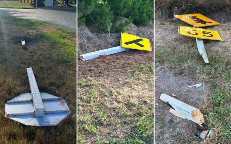Rise in Selwyn district road signs damaged, vandalised since December | RNZ