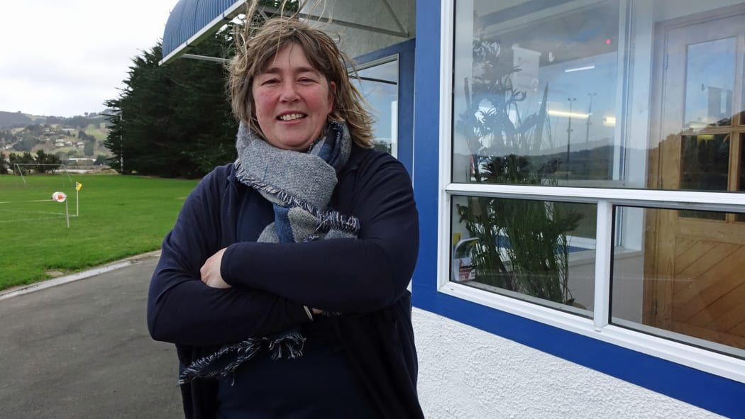 Peta Hill, Harbour Rugby Club's junior rugby chairperson.