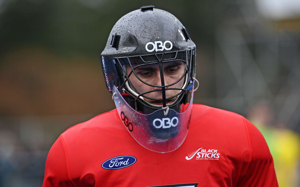 New Zealand goalkeeper Dominic Dixon.