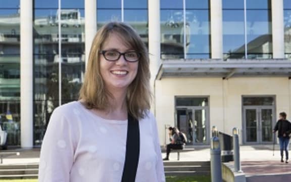 Dr Amber Young from the University of Otago's pharmacy school, is researching barriers to pēpi Māori receiving vaccines before they are 6 months old.