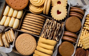 A selection of biscuits