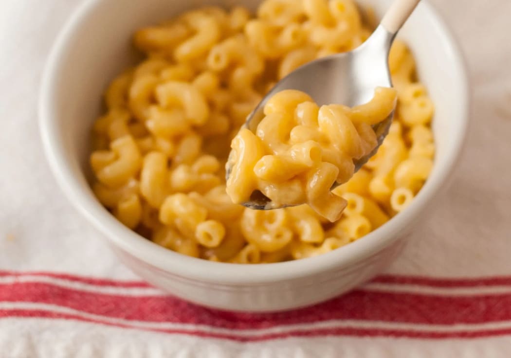 Microwaved Macaroni Cheese