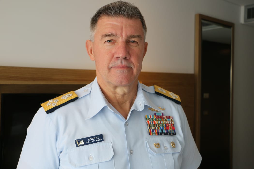 The Commandant of the US Coast Guard, Admiral Karl Schultz