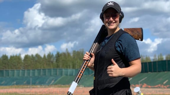 Olympic shooter Chloe Tipple.