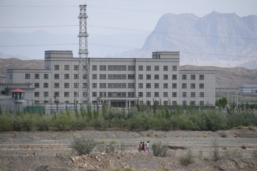 This file photo taken on June 2, 2019 shows a facility believed to be a camp where mostly Muslim ethnic minorities are detained, in Artux, north of Kashgar in China's western Xinjiang region.