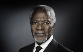 (FILES) In this file photo taken on December 11, 2017 Former United Nations (UN) secretary-general Kofi Annan poses during a photo session in Paris.  
Former UN chief, Nobel laureate Kofi Annan, 80, has died announced his foundation on August 18, 2018. / AFP PHOTO / JOEL SAGET