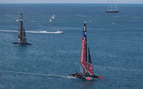 Team New Zealand knock out Artemis in the Louis Vuitton America's Cup Challenger Playoffs final, Day 3.