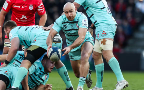 New Zealander Willi Heinz playing for Gloucester in 2020.