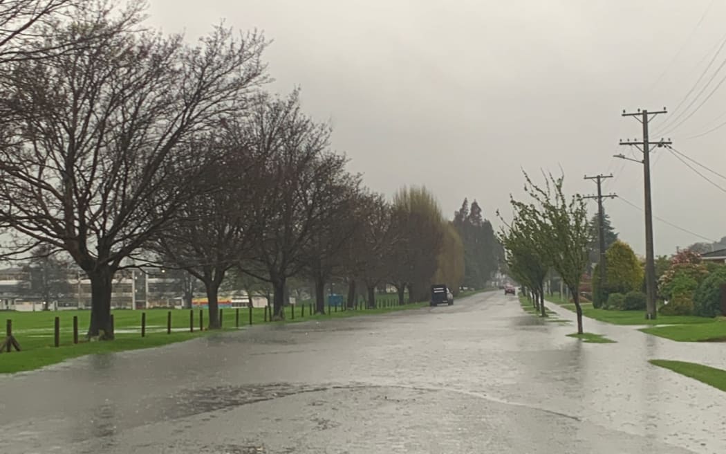 Flooding in Gore on 21 September 2023.