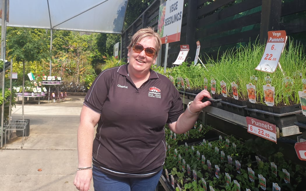 Manager Chantel Bell of Big Jim's Garden Centre New Plymouth/Waitara.