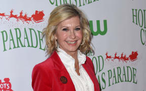 Olivia Newton John attends the 85th annual Hollywood Christmas parade on Hollywood Boulevard in 2016.