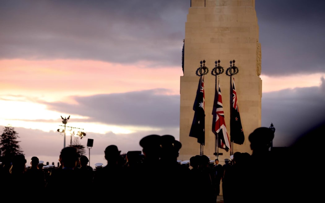 New Zealand national anthem sung at the Auckland memorial service on 25 April 2025.