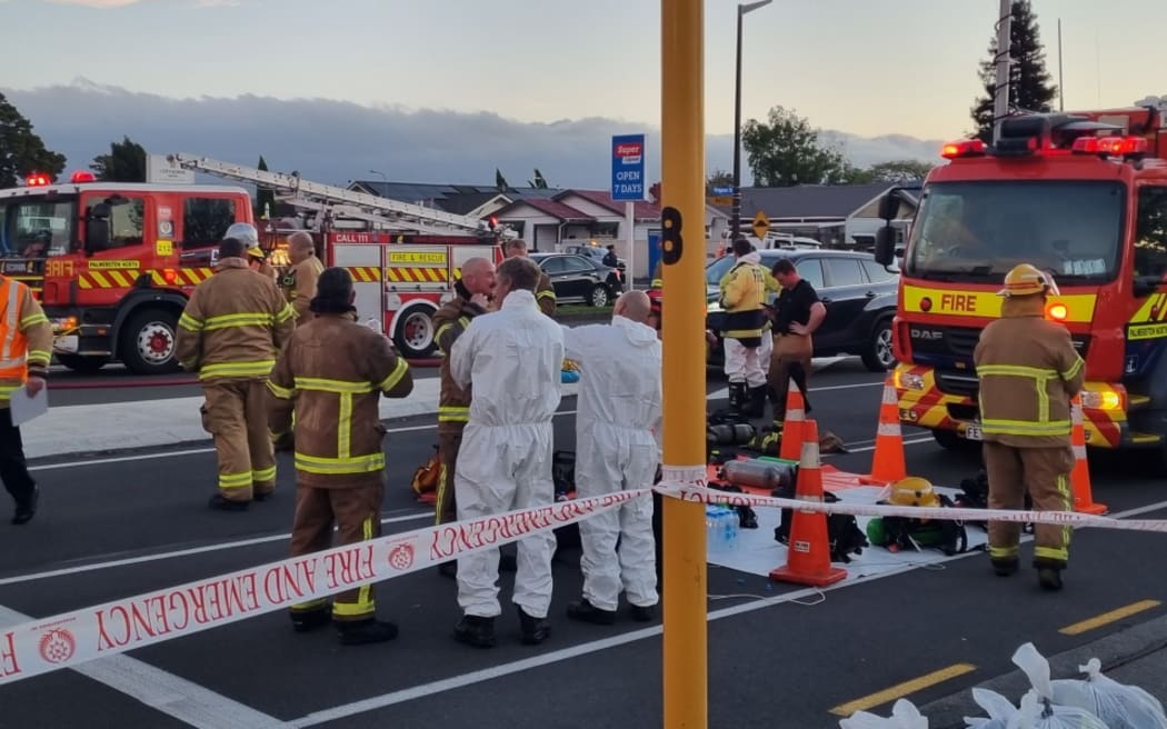 Fire broke out at long-closed student pub The Fitz, on Ferguson Street, in Palmerston North, on Thursday 30 October, 2025.