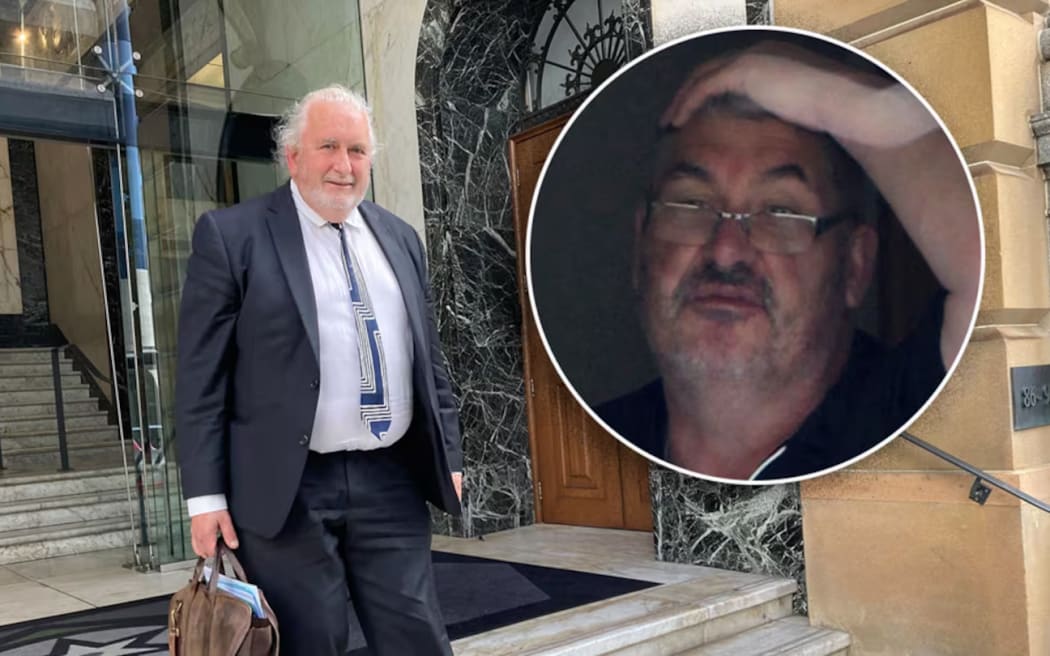 Chris Tennet hired serial conman Brian Hunter (insert) to work at his law firm. Tennet is now before the Lawyers and Conveyancers Disciplinary Tribunal to explain what, if any, supervision he had over Hunter, knowing full well his background.