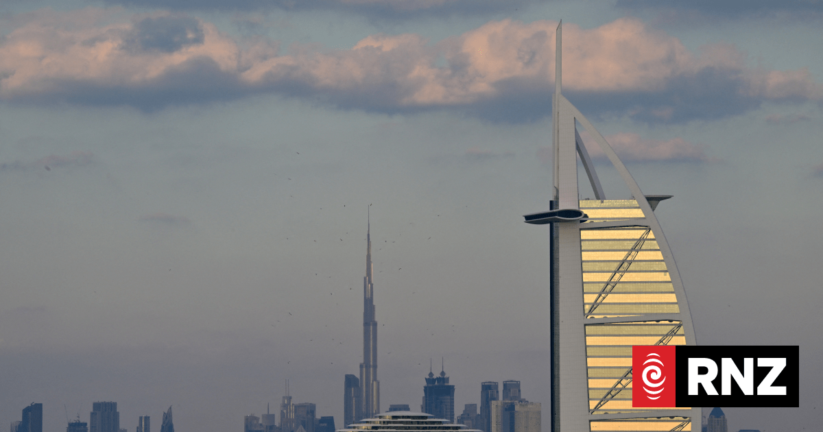 Dubai airport, luxury hotel, damaged by missile strikes