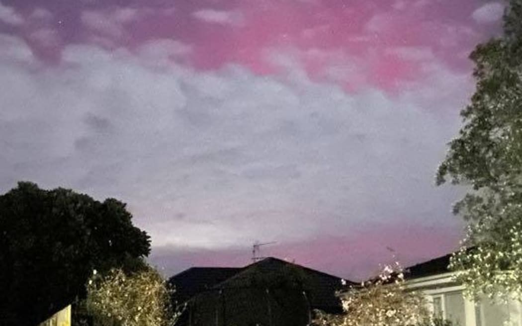 Katrina Piggott captured this image of the aurora australis in Papakura, south Auckland on 11 October 2024.