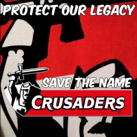 Save the Crusaders banner