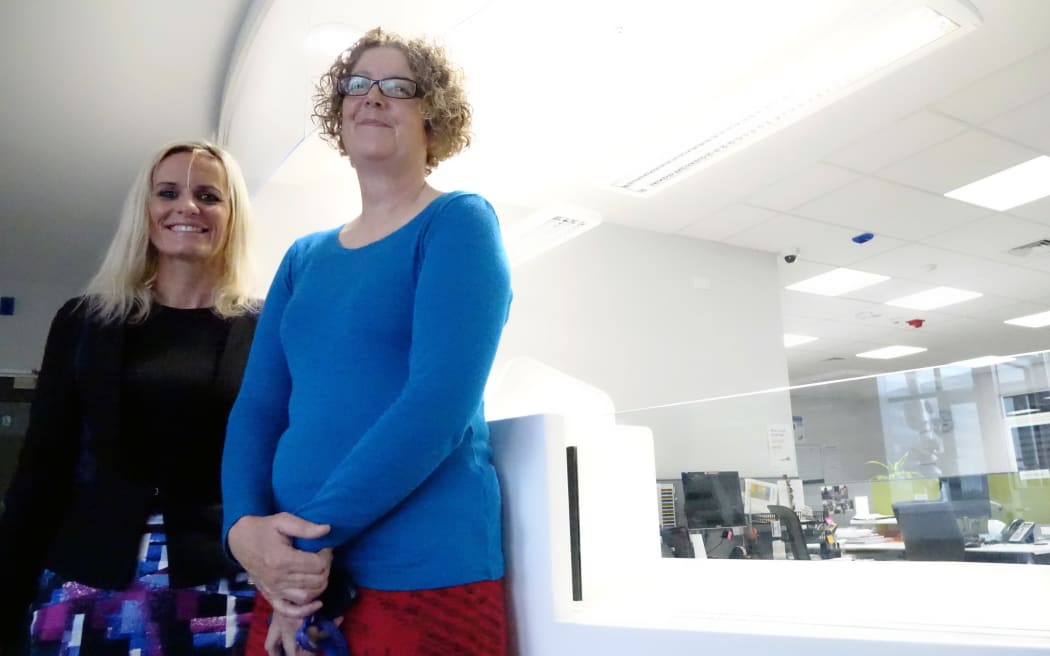 Lynette Cave, Corrections northern operations director (left) and Marie Rowan, district manager for Waitemata.