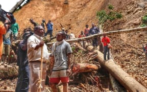 PNG PM visits landslide site