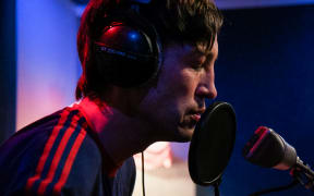 Marlon Williams performing live in RNZ Studio B as part of a series of intimate acoustic concerts celebrating 20 yeras of RNZ's NZ Live music sessions.
