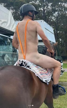 Equestrian Australia raised concerns about Shane Rose's attire during the event.