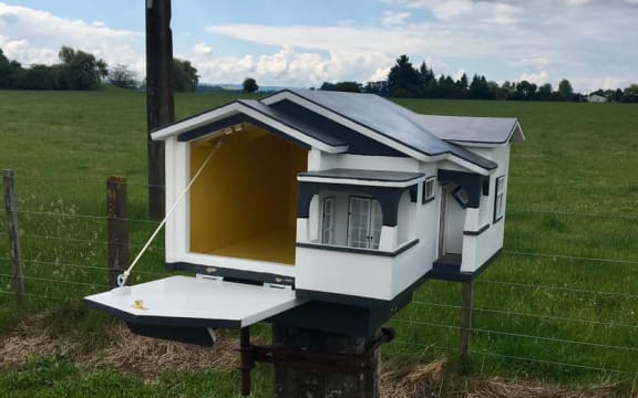 Harry Laverick's House postbox