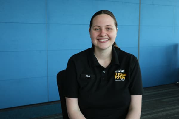 St John’s Three Steps for Life delivery lead Mia Noyes.