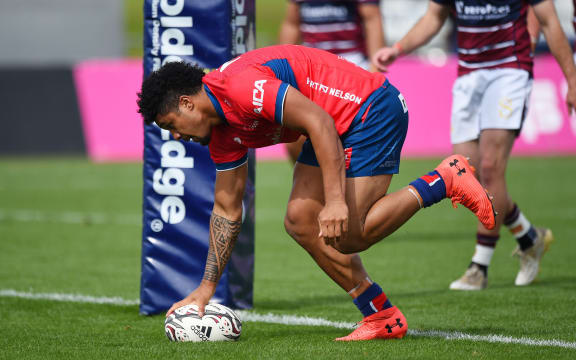 Tasman player Leicester Fainga'anuku