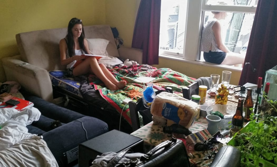 Some Wellington students have been forced to stay in friends' lounges.