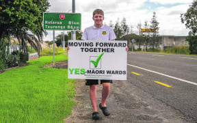Jack Karetai-Barrett plans to walk from Whakatāne to Mount Maunganui next week to campaign for people to tick yes for Māori wards.