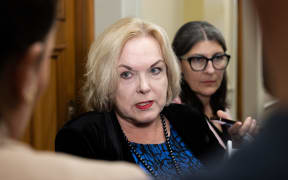 Judith Collins addresses the media as Chair of Parliament's Privileges Committee.