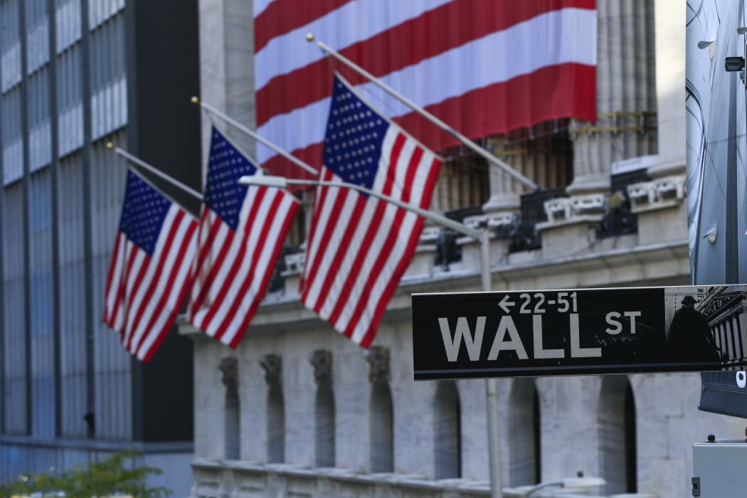 The exterior of the New York Stock Exchange is seen on November 4, 2020 in New York.