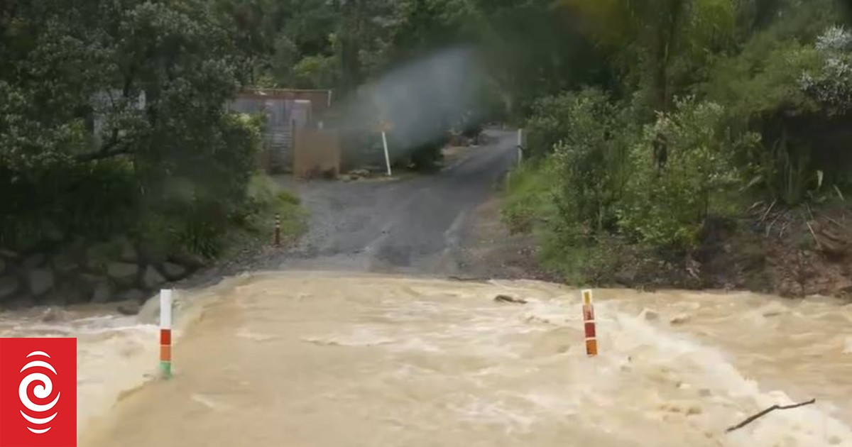 Severe weather warning for Coromandel extended till tomorrow RNZ