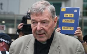 Cardinal George Pell leaves the County Court of Victoria court after prosecutors decided not to proceed with a second trial on alleged historical child sexual offences in Melbourne on February 26, 2019. - Australian Cardinal George Pell, who helped elect popes and ran the Vatican's finances, has been found guilty of sexually assaulting two choirboys, becoming the most senior Catholic cleric ever convicted of child sex crimes. (Photo by CON CHRONIS / AFP)