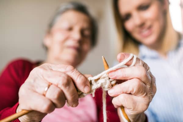 Tasks that stretch your brain just beyond its comfort zone, such as knitting and crocheting, can improve cognitive abilities over your lifespan.