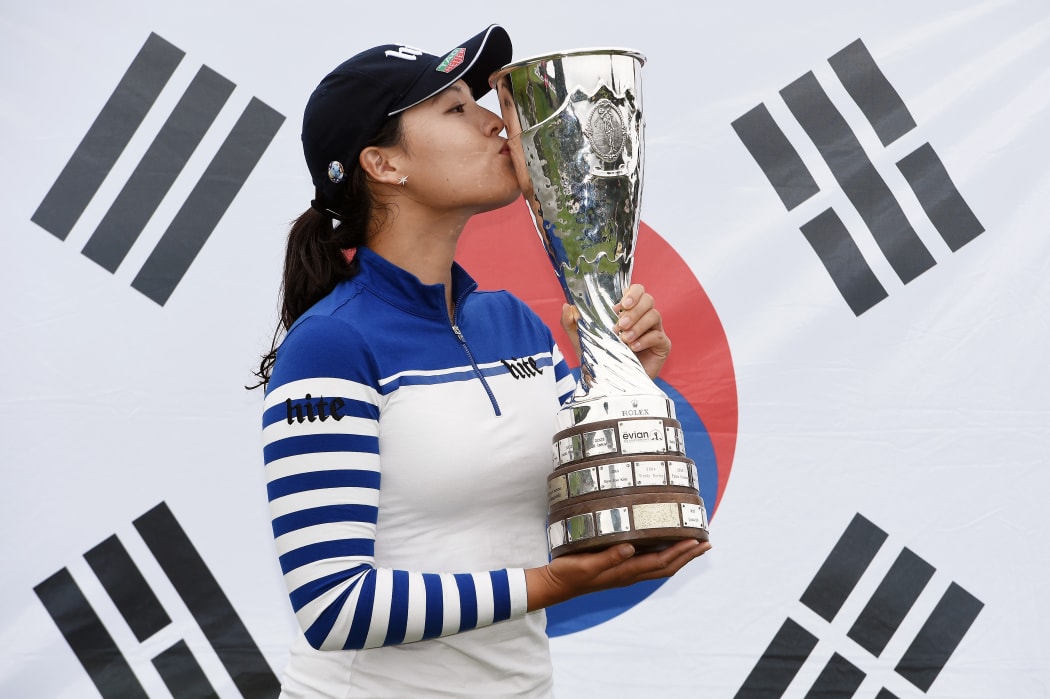 South Korea's In Gee Chun wins Evian Championship with a record lowest winning score in a major