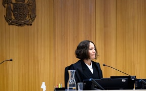 Justice Lisa Preston at the High Court in Christchurch during day four of the trial for the murder of Yanfei Bao.
